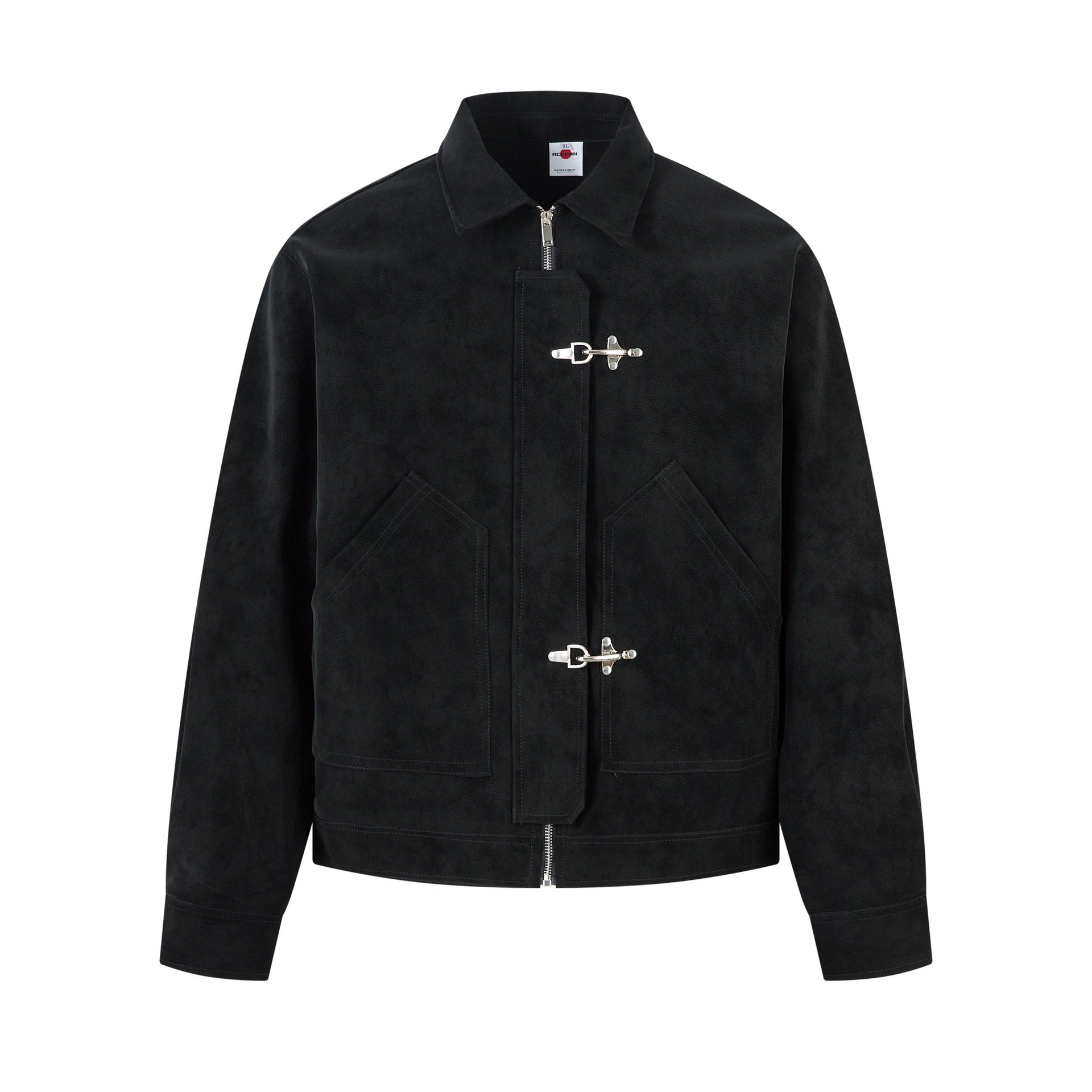 Leather jacket Harrington jacket for men