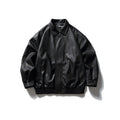 PU leather jacket windproof jacket