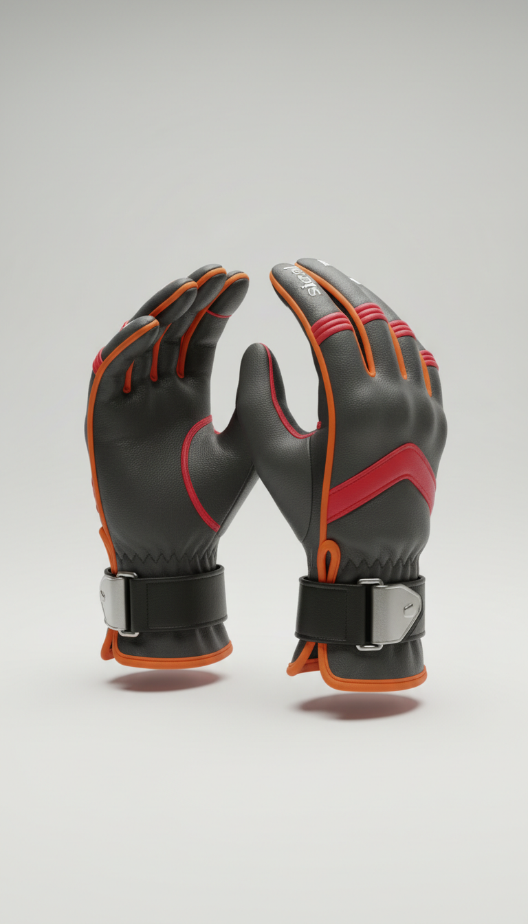 Signal Racing Gloves With Carbon Knuckles