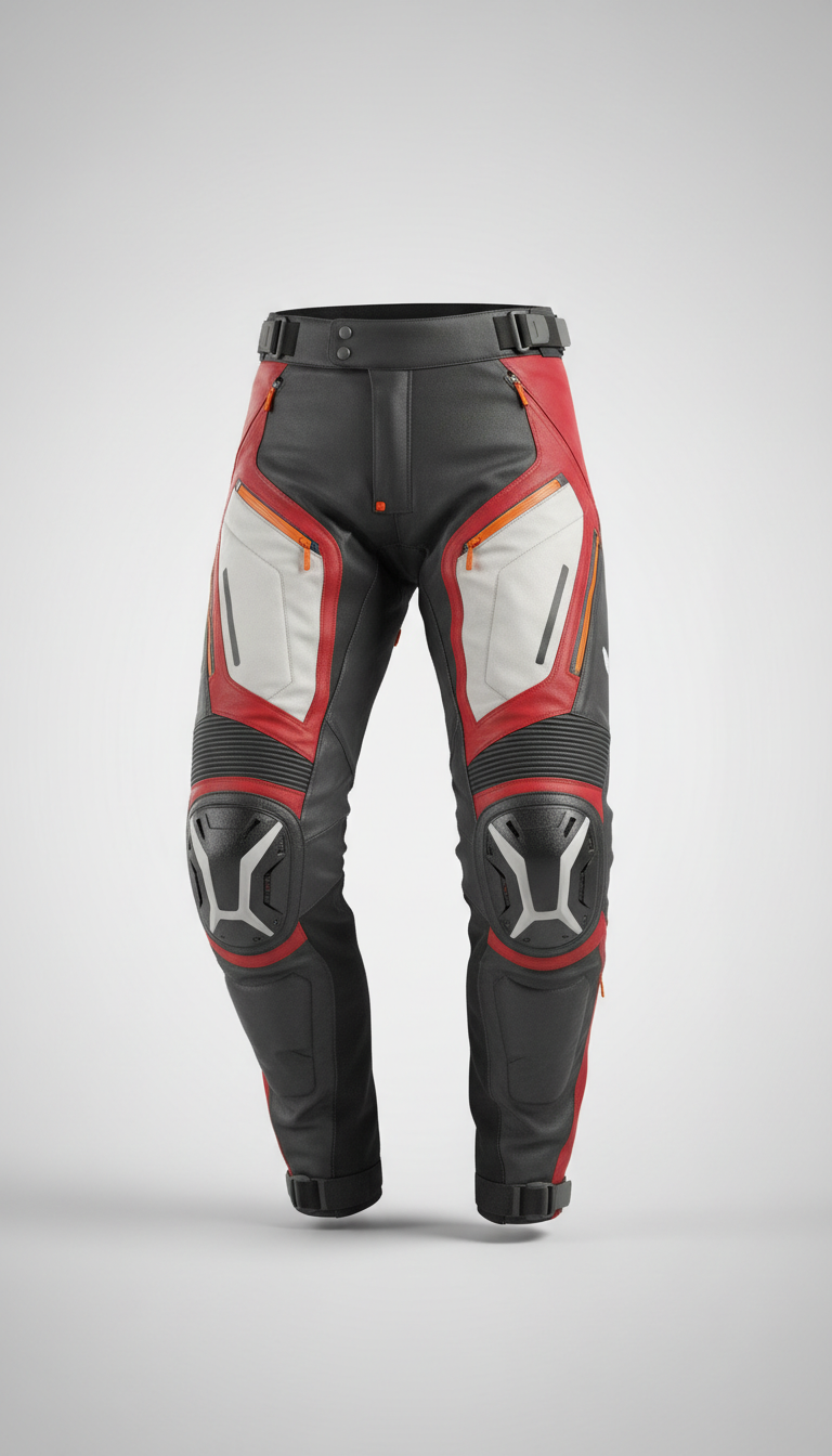 Armored Riding Pants With Reinforced Knees