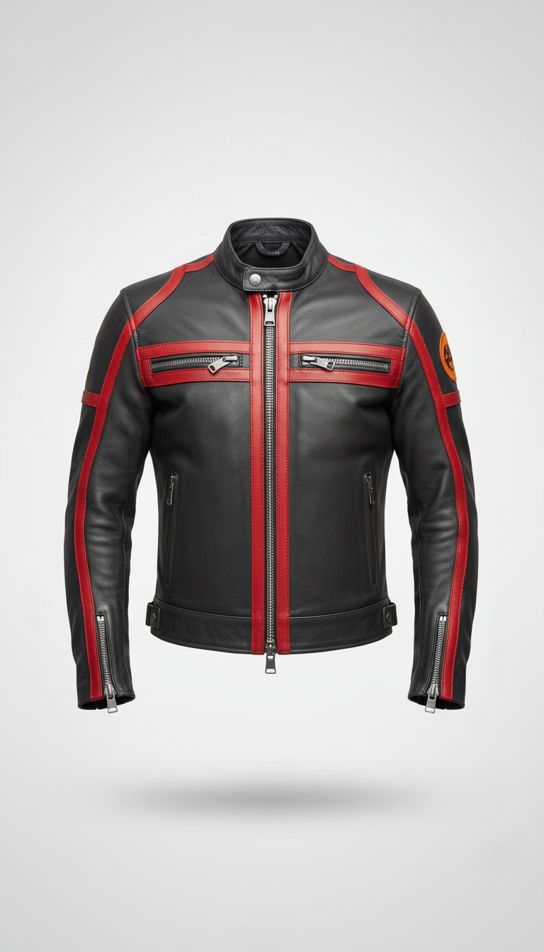 Trackmaster Leather Jacket