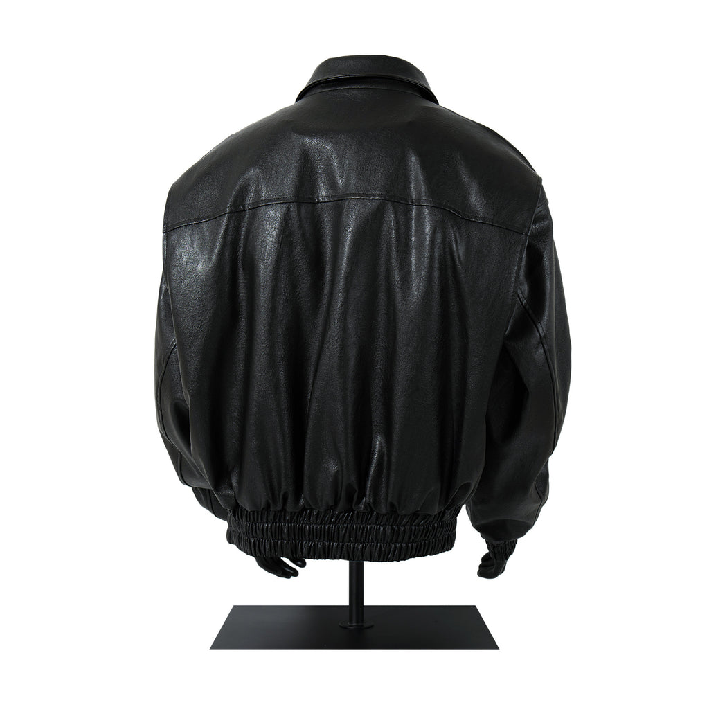 Leather jacket thick cotton jacket