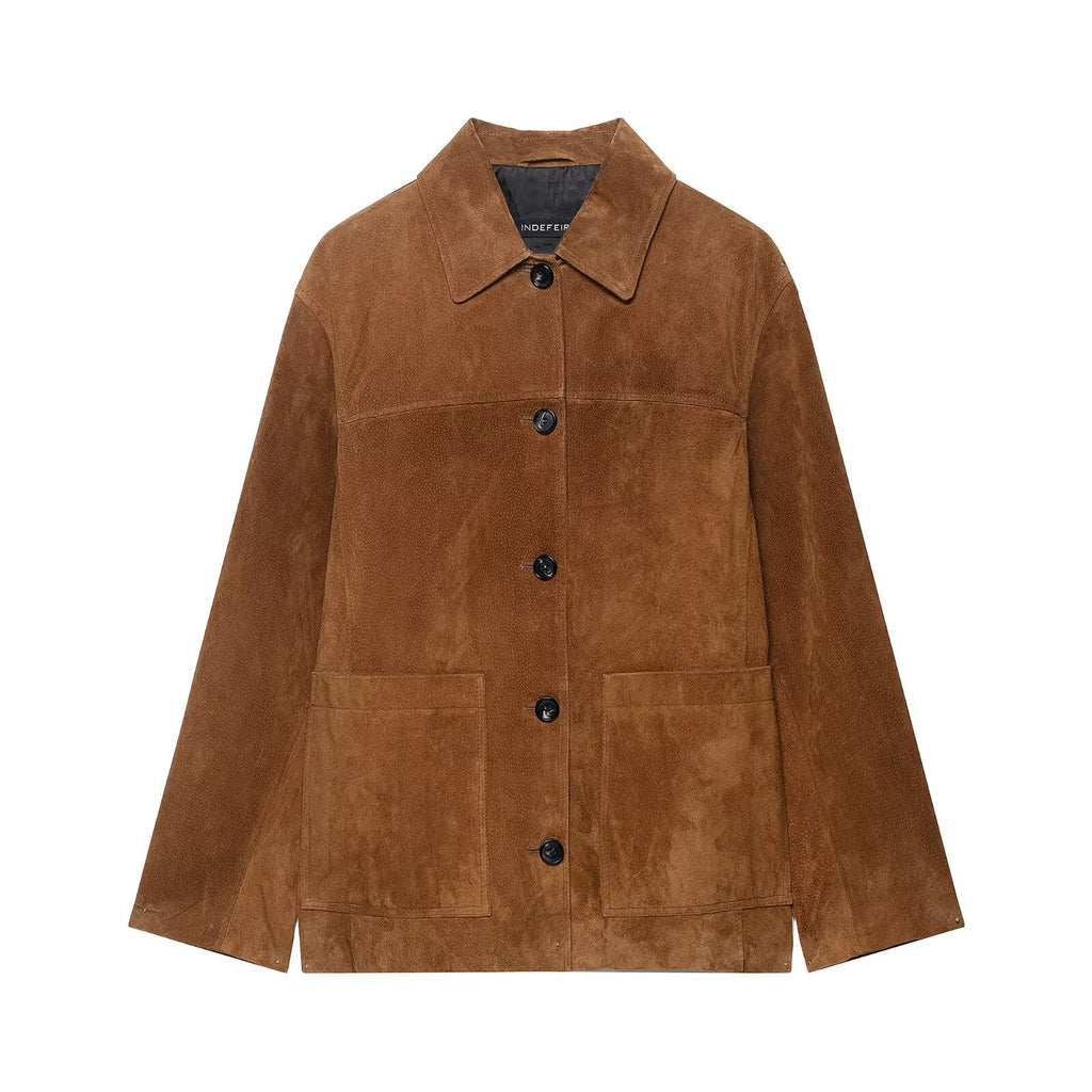 Anti velvet leather jacket jacket