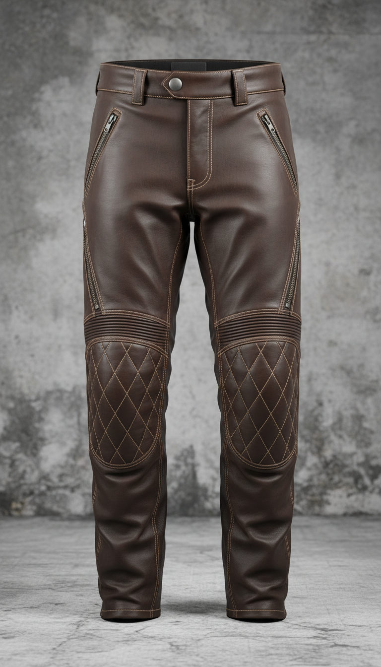 Armored Moto Pants With Reinforced Knees