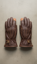 Full-Grain Leather Riding Gloves