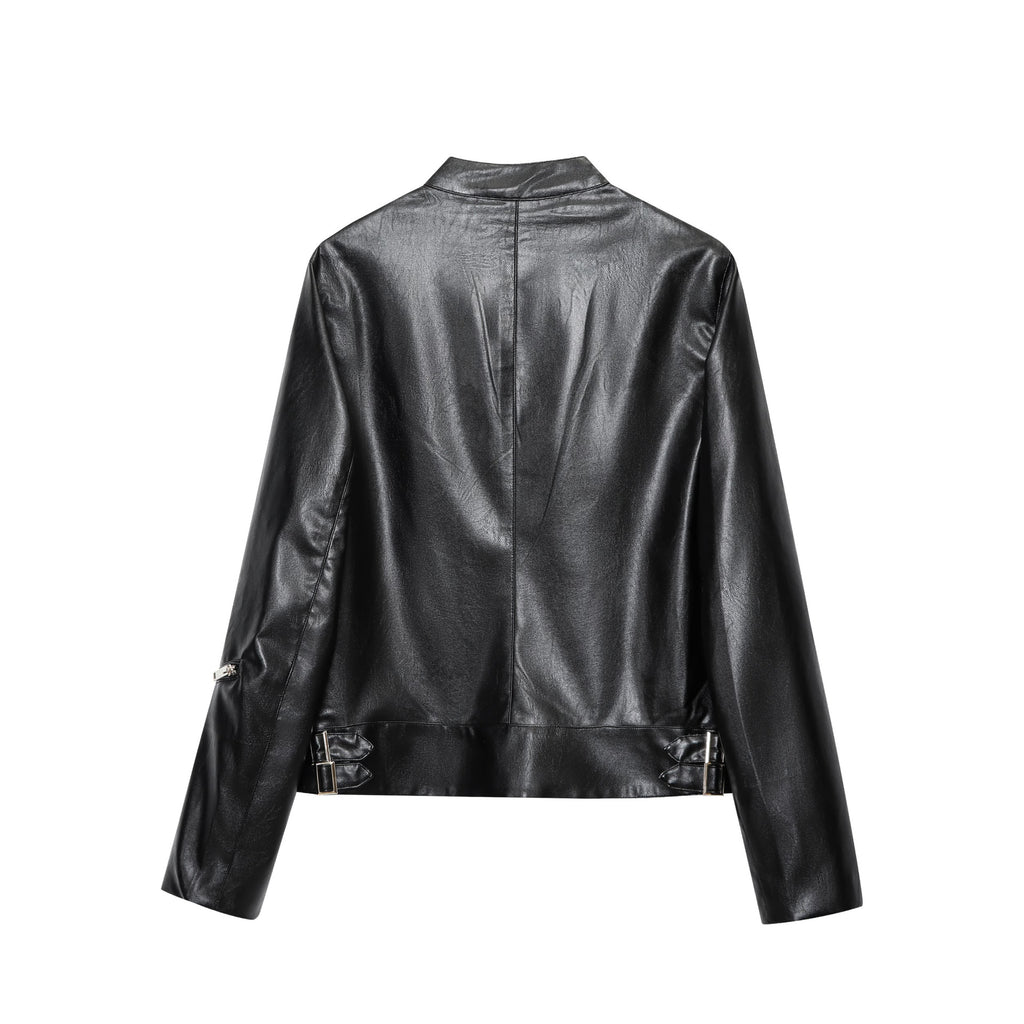 Women's Leather Jacket + Leather Pants