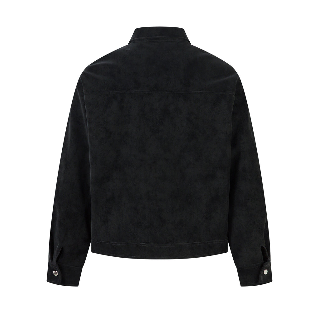 Leather jacket Harrington jacket for men