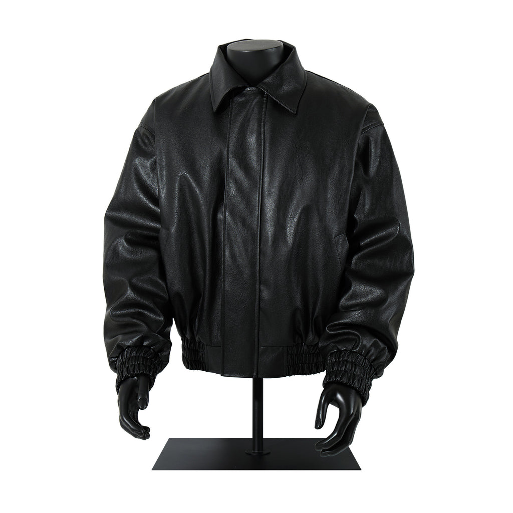 Leather jacket thick cotton jacket