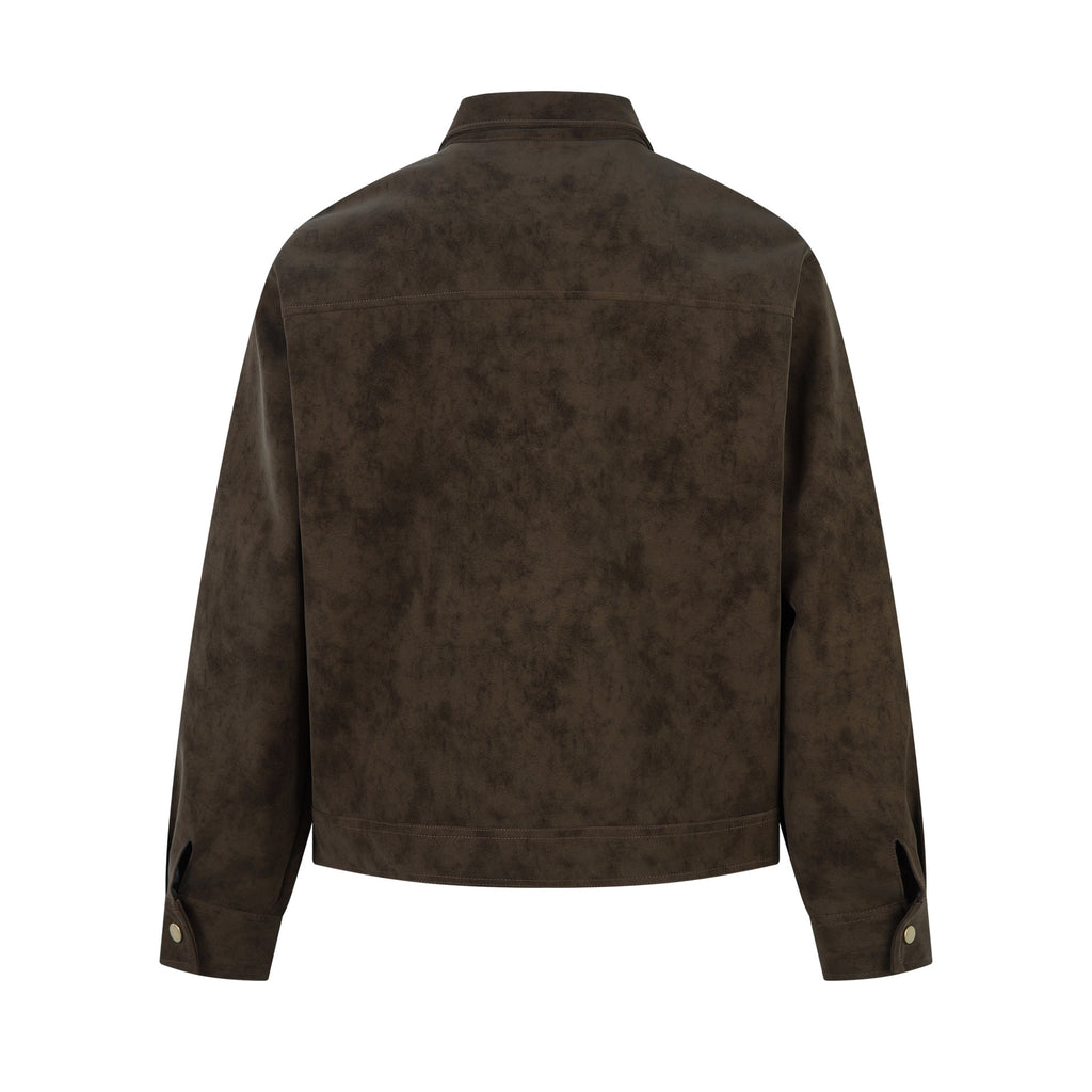Leather jacket Harrington jacket for men