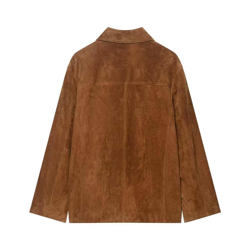 Anti velvet leather jacket jacket